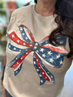 Load image into Gallery viewer, Patriotic Bow Tee

