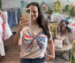 Load image into Gallery viewer, Patriotic Bow Tee
