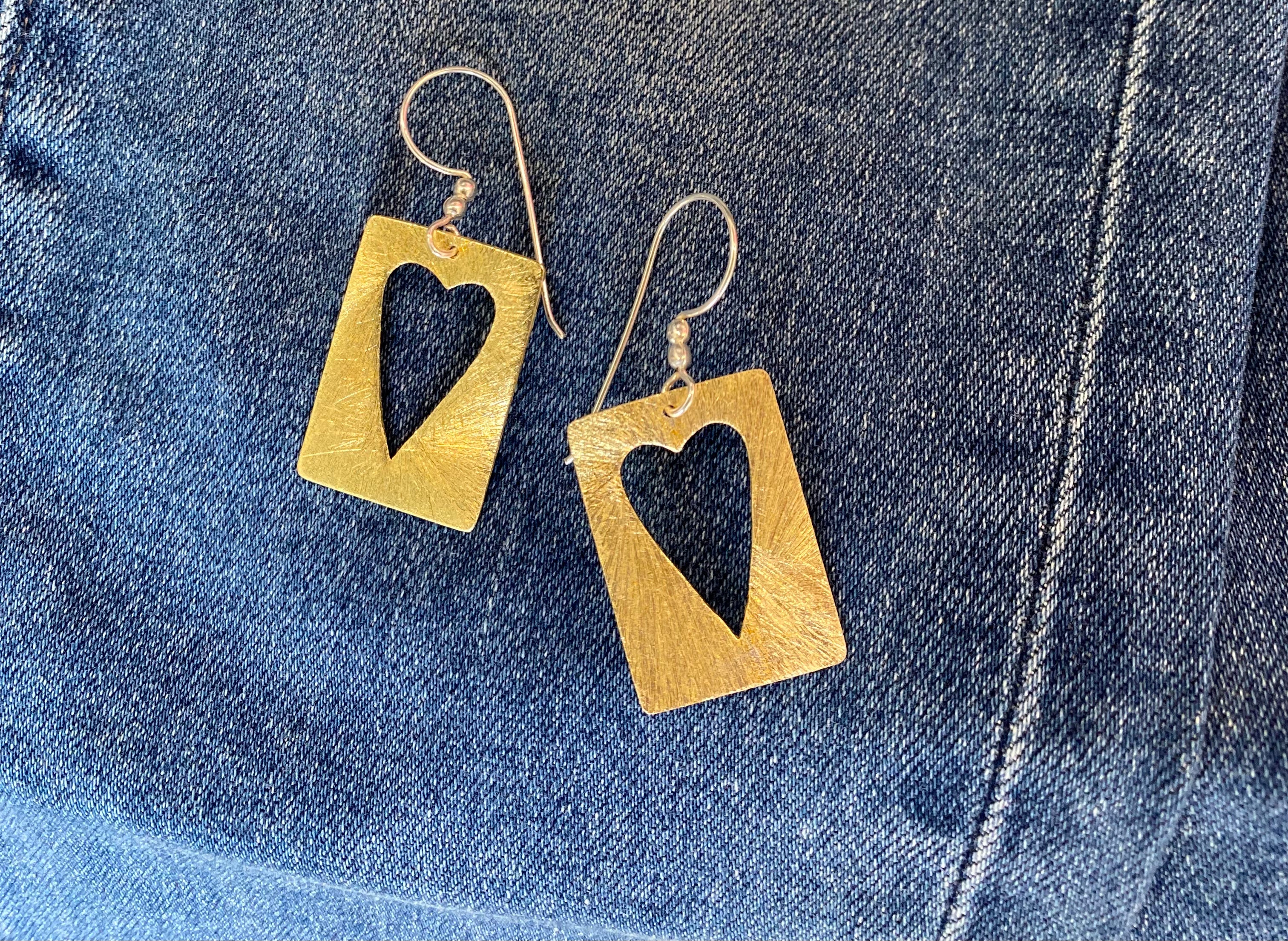 Heart Tag Earrings