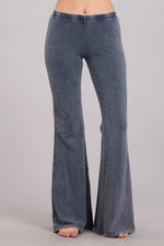 Load image into Gallery viewer, “Farrah” Flare Mineral Wash Pants (many colors)
