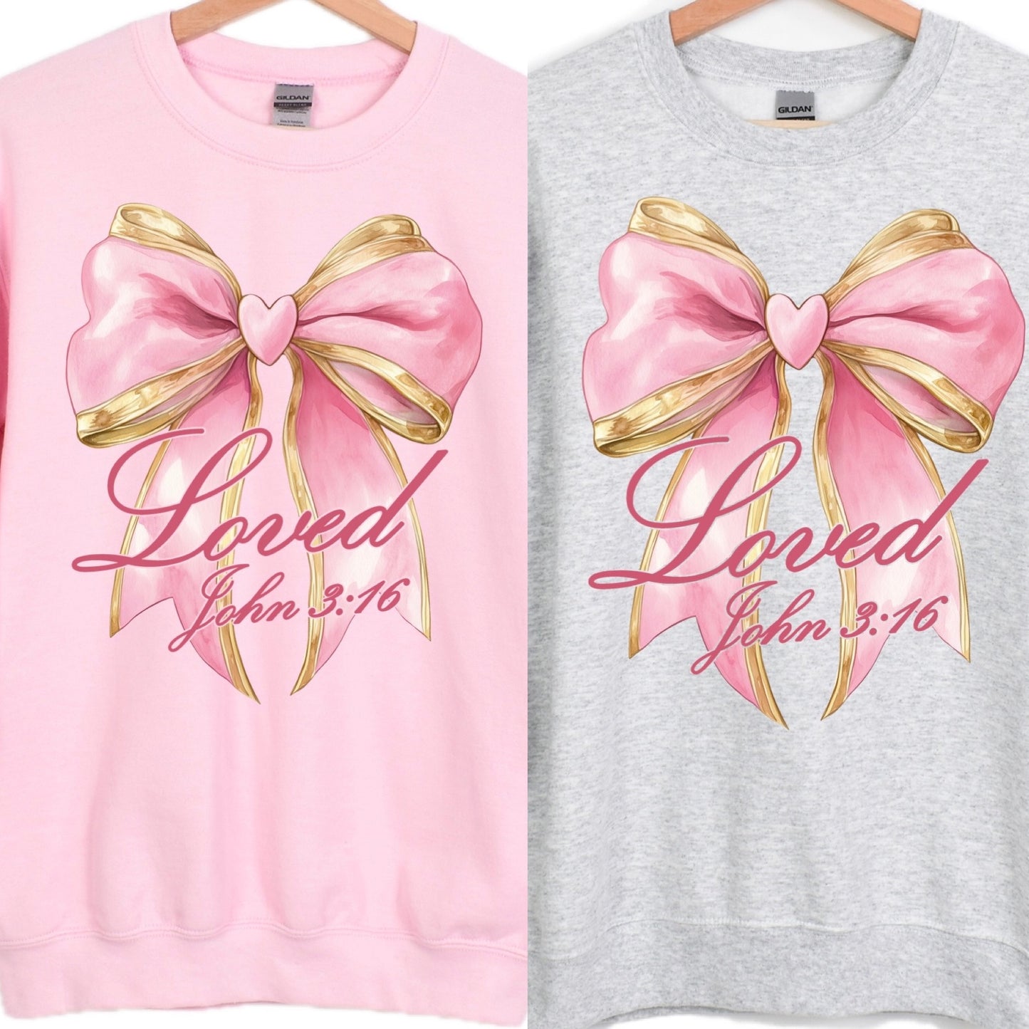 “Loved” Big Bow Sweatshirt