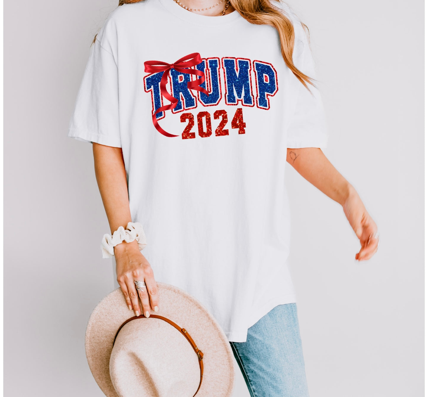 Trump “curly bow” Tee/Sweatshirt