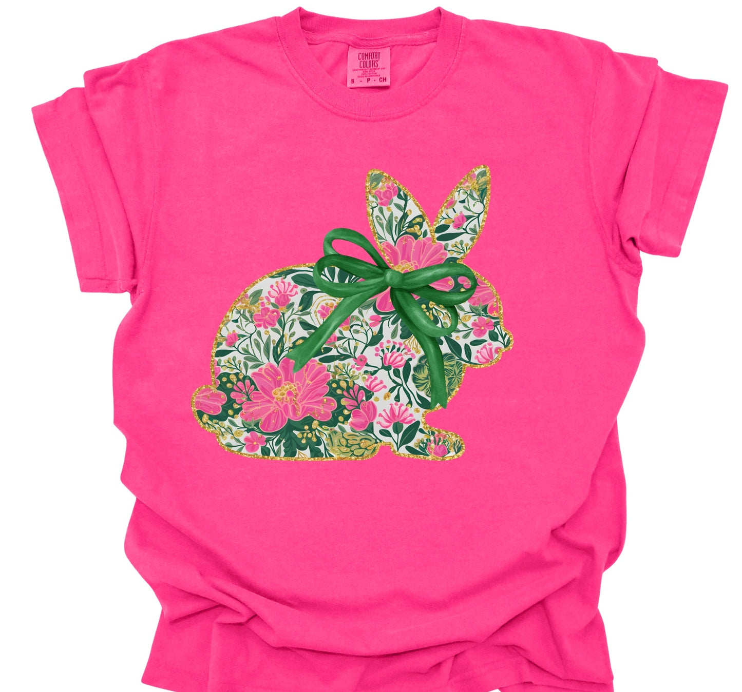 Floral Bunny Tee