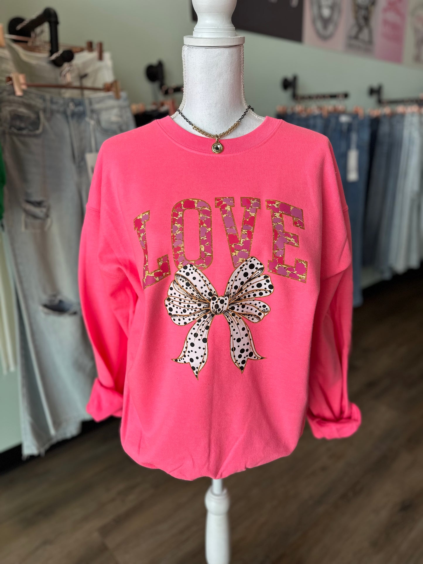 “Love” (safety pink)