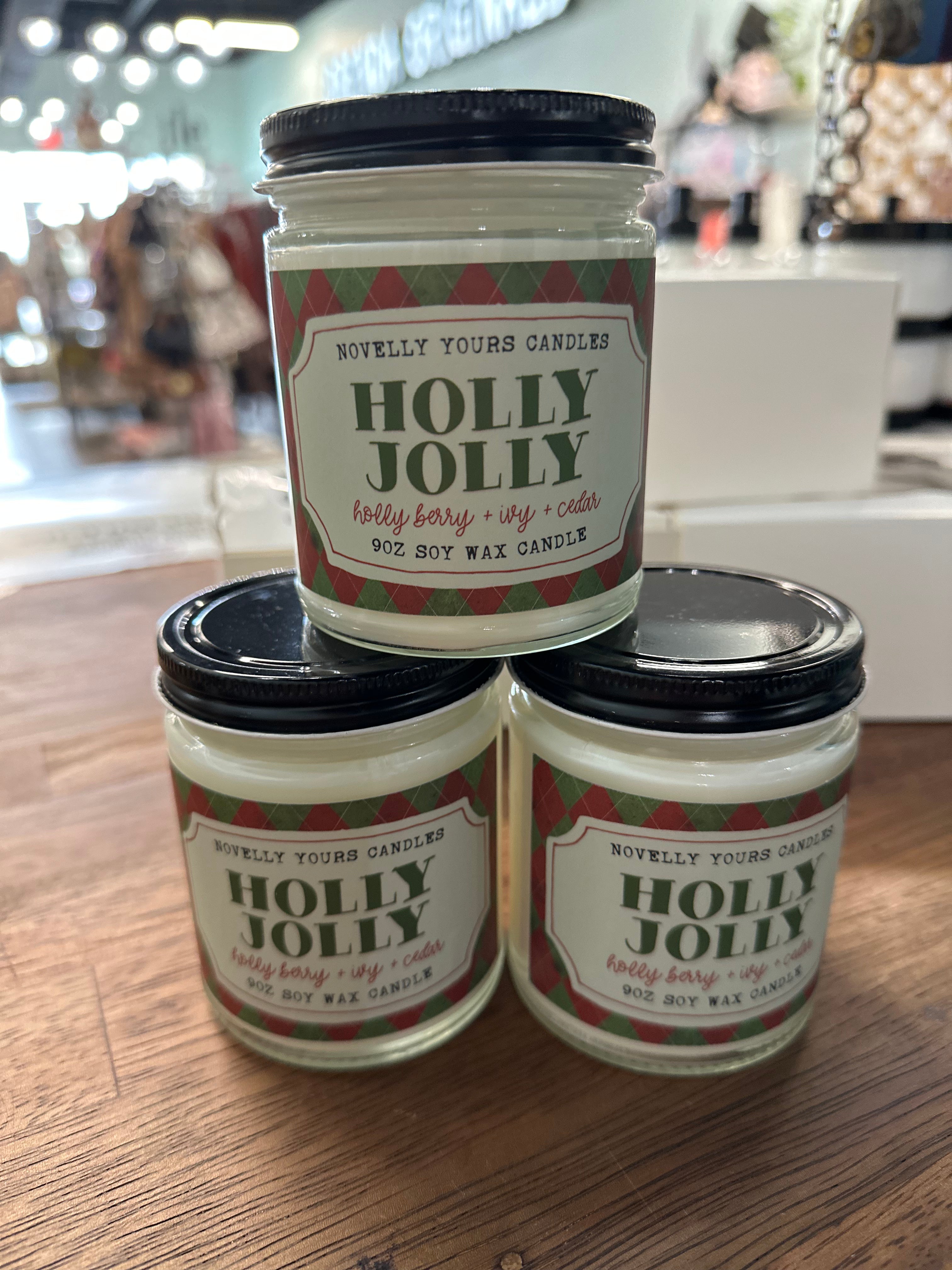 Holly Jolly Candles