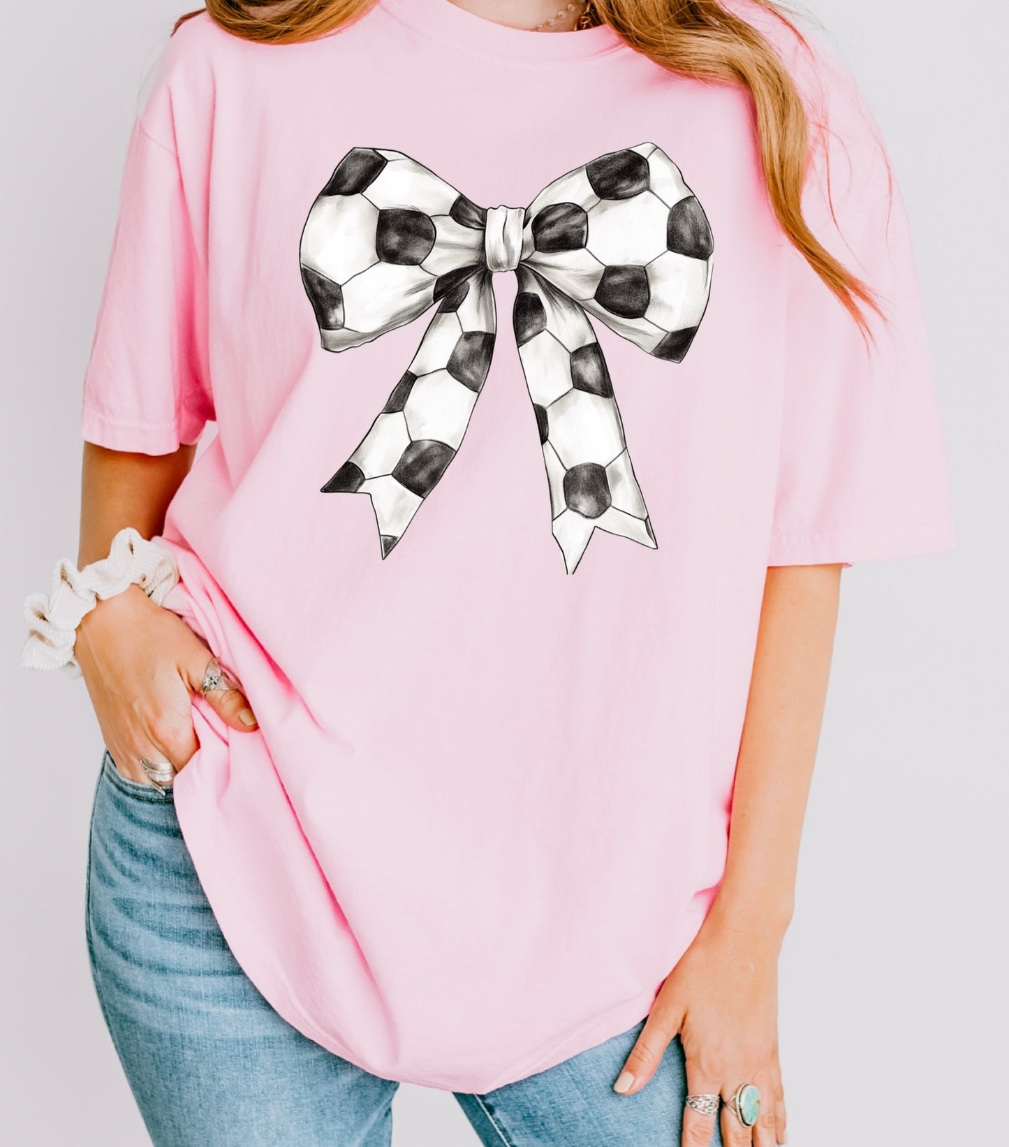 Soccer Bow tee