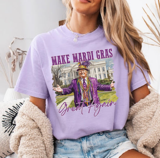 Mardi Gras Trump Tee