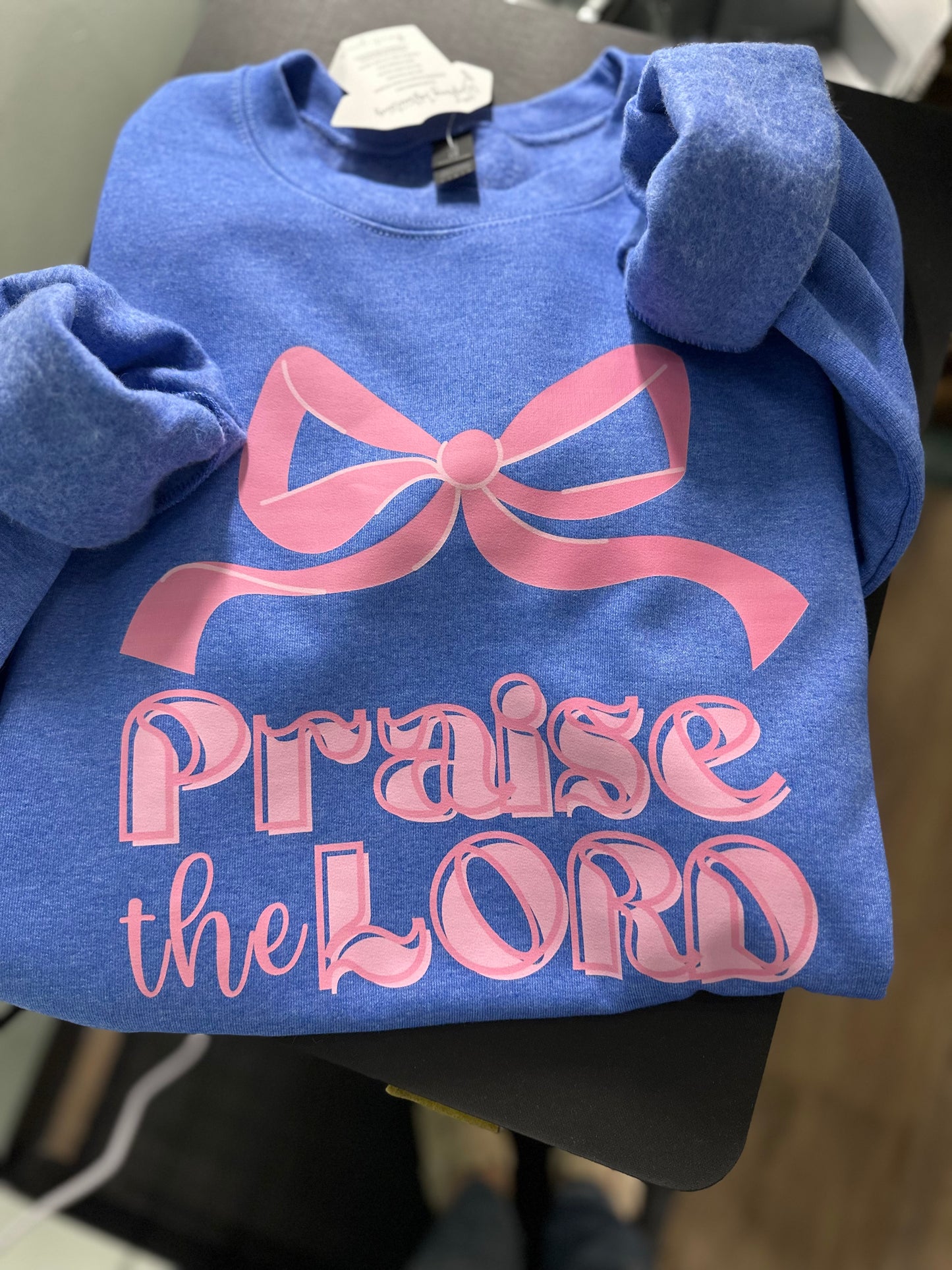 Praise The Lord (royal heather) sweatshirt