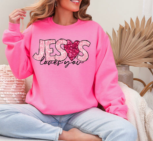 “Jesus Loves You” Sweatshirt