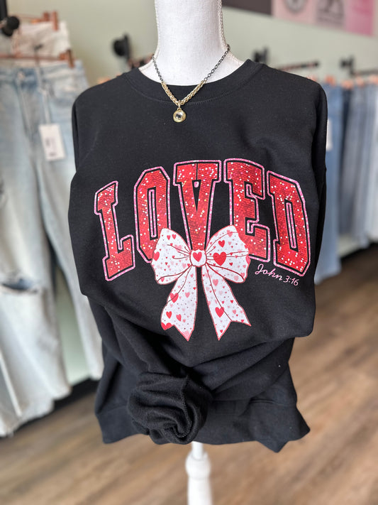 “Loved” (black)