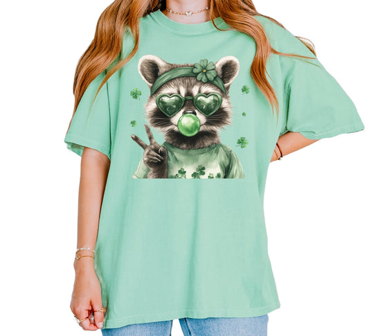 Bubble Gum Raccoon Tee