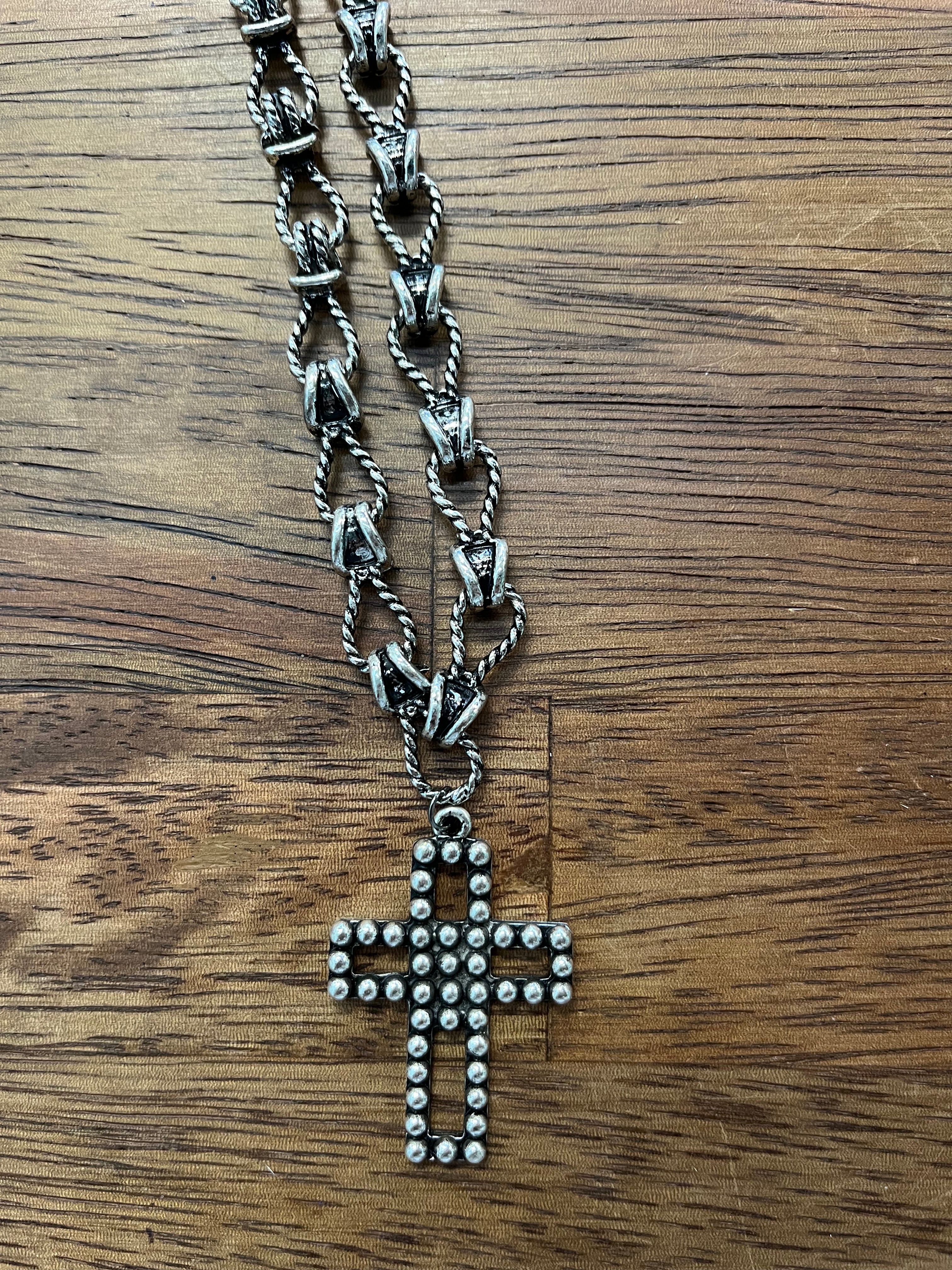 “Cross Over Me” Necklace
