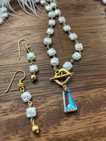 Load image into Gallery viewer, “Rita by the Sea” Necklace Set

