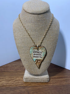 Ceramic Heart Necklace