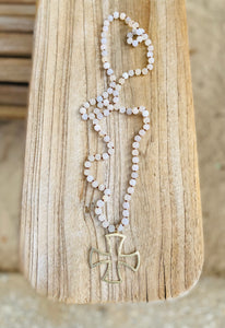 “Oasis” Long Necklace (many colors)