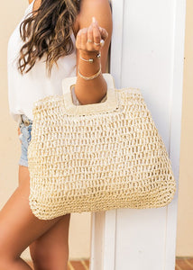 “Ease On Down” Straw Tote