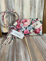 Load image into Gallery viewer, “Free Flowers” Wristlet Clutch
