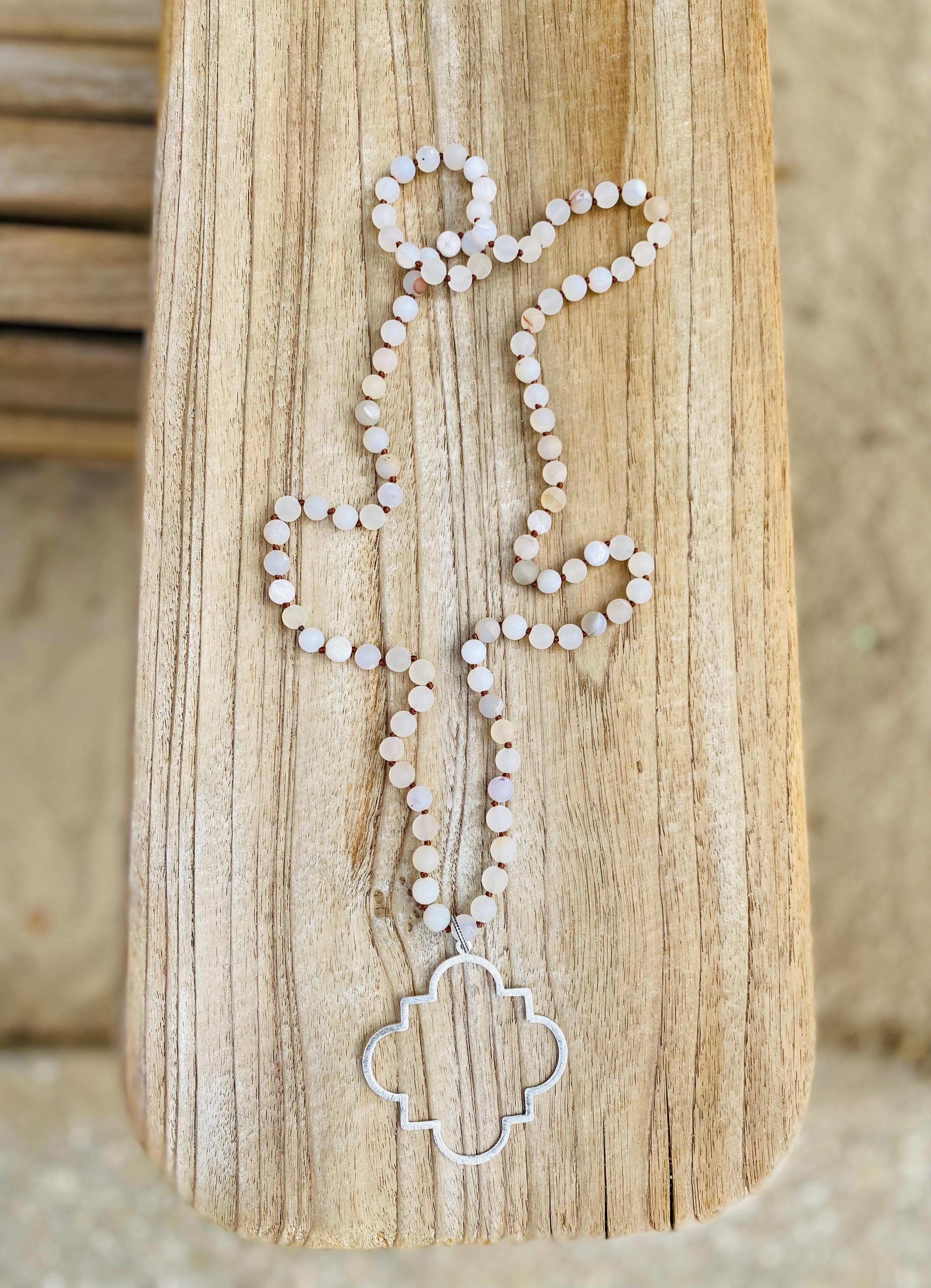 “Oasis” Long Necklace (many colors)