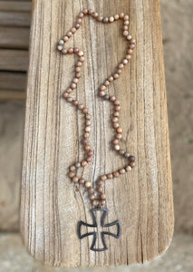 “Oasis” Long Necklace (many colors)