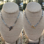 Load image into Gallery viewer, “Bolt” Carabiner Necklace
