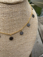 Load image into Gallery viewer, “Little Disc Choker Necklace
