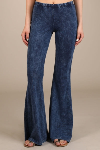 “Farrah” Flare Mineral Wash Pants (many colors)