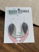 Load image into Gallery viewer, “Heartland” Leather Earrings
