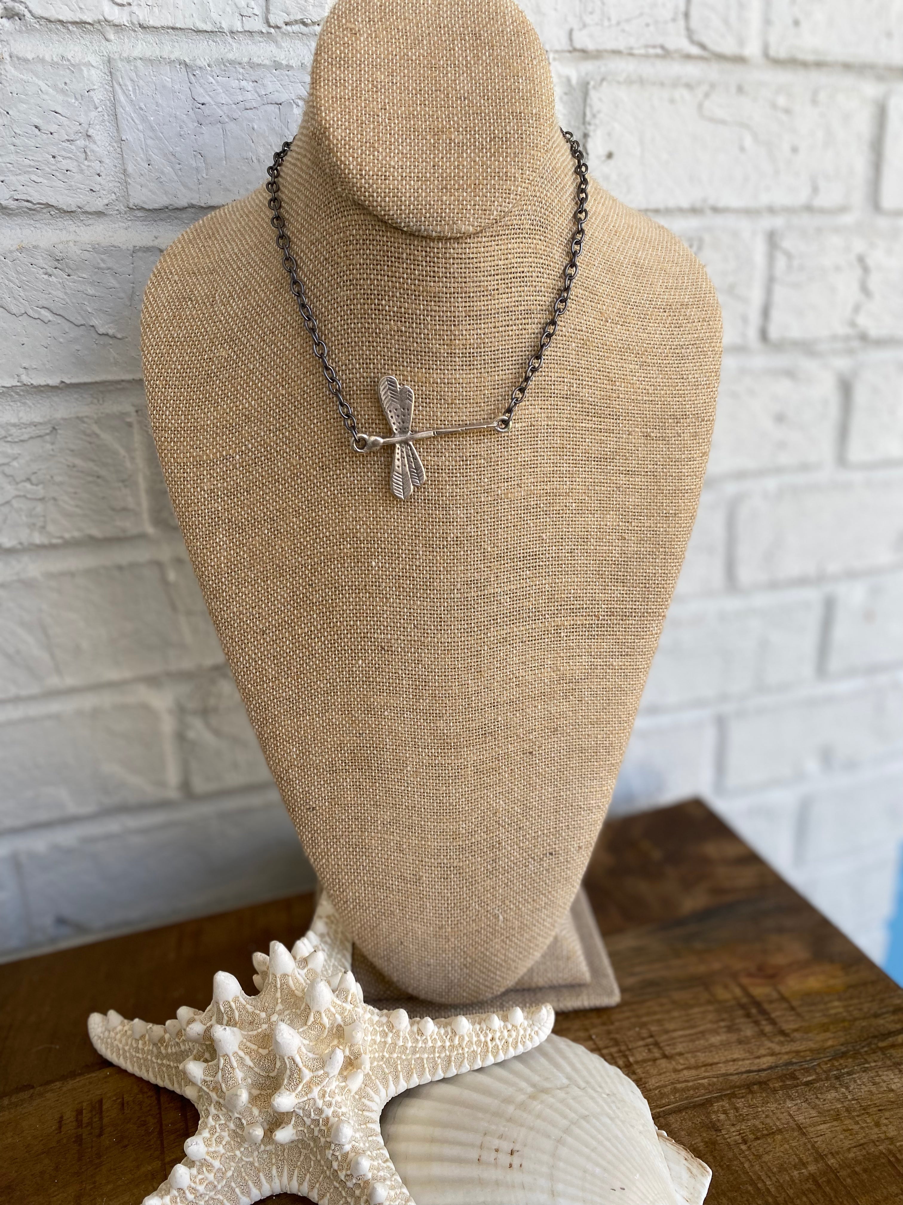 “ Dragonfly On Me” Necklace
