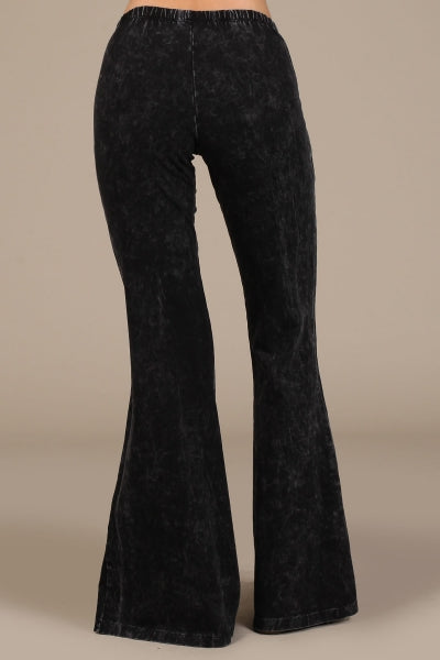 “Farrah” Flare Mineral Wash Pants (many colors)