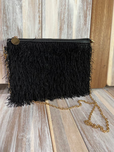 “Marietta” Fringe Clutch