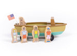 Load image into Gallery viewer, Wood Fam Boat Playset
