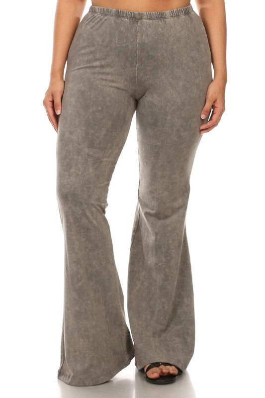 “Farrah” Flare Mineral Wash Pants (many colors)