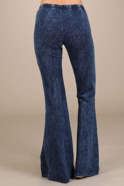 “Farrah” Flare Mineral Wash Pants (many colors)