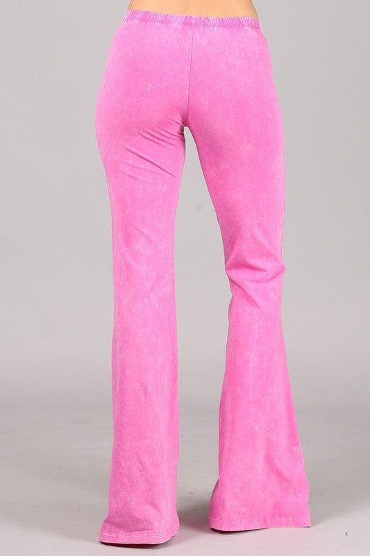 “Farrah” Flare Mineral Wash Pants (many colors)