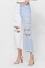 Load image into Gallery viewer, “Guns ‘n Roses” Jeans by Vervet
