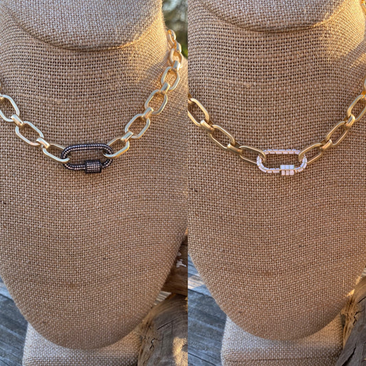 “Darla” Carabiner Necklace