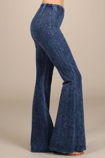 “Farrah” Flare Mineral Wash Pants (many colors)