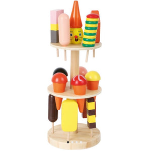 Wooden Popsicle Sorter