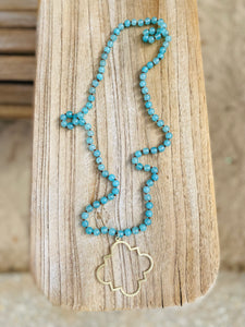“Oasis” Long Necklace (many colors)