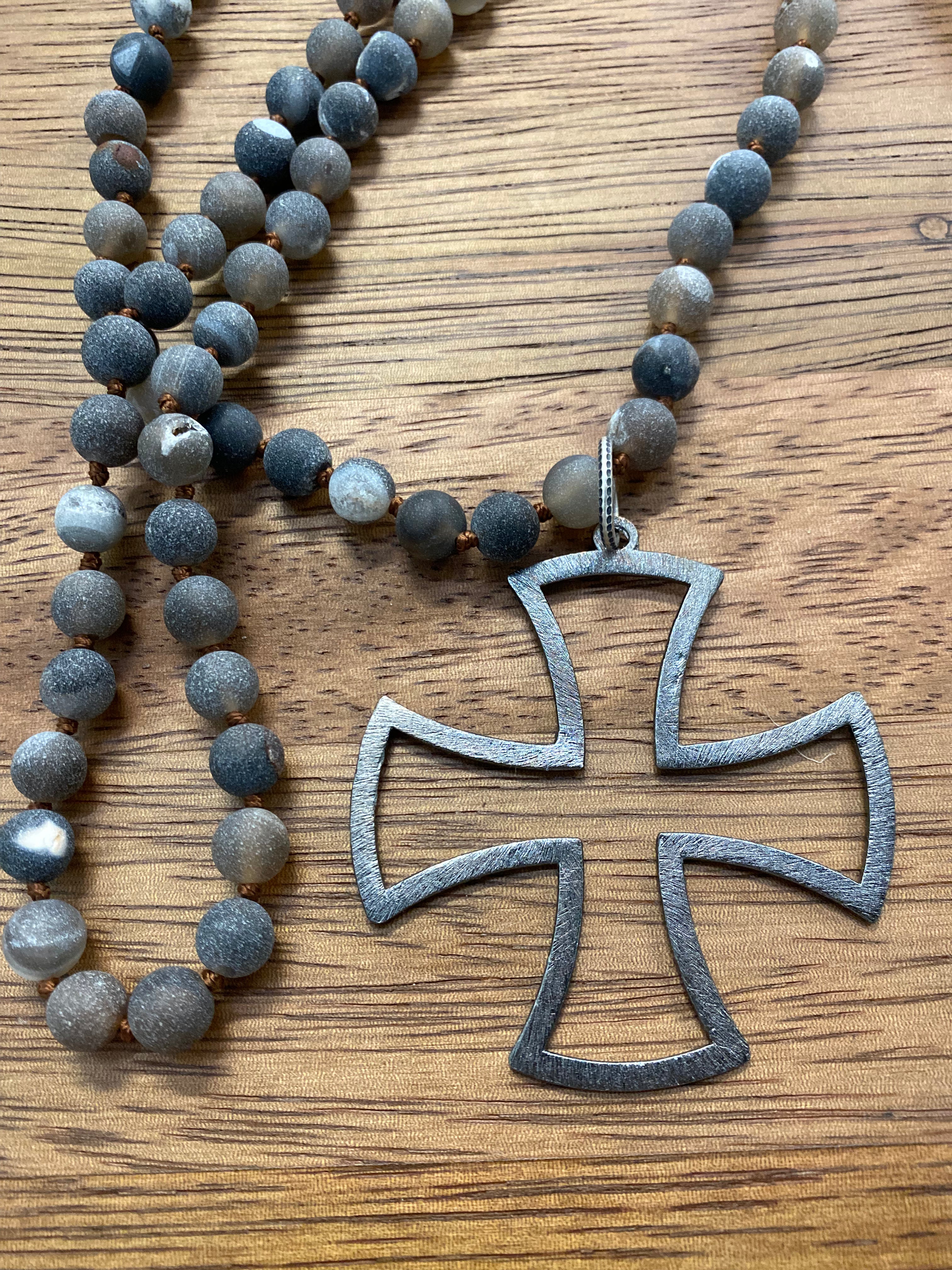 “Oasis” Long Necklace (many colors)