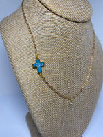 Load image into Gallery viewer, “Don’t Be Blue” Necklace
