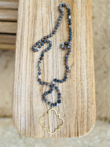 “Oasis” Long Necklace (many colors)