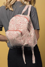 Load image into Gallery viewer, “Valerie” Mini Tapestry Backpack

