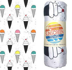 Love Bug Sunsceen Hoodie Towel (kids)