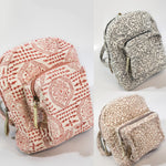 Load image into Gallery viewer, “Valerie” Mini Tapestry Backpack
