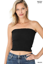 Load image into Gallery viewer, “Kyla” Ruched Tube Top
