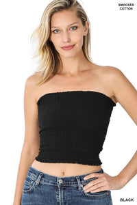 “Kyla” Ruched Tube Top