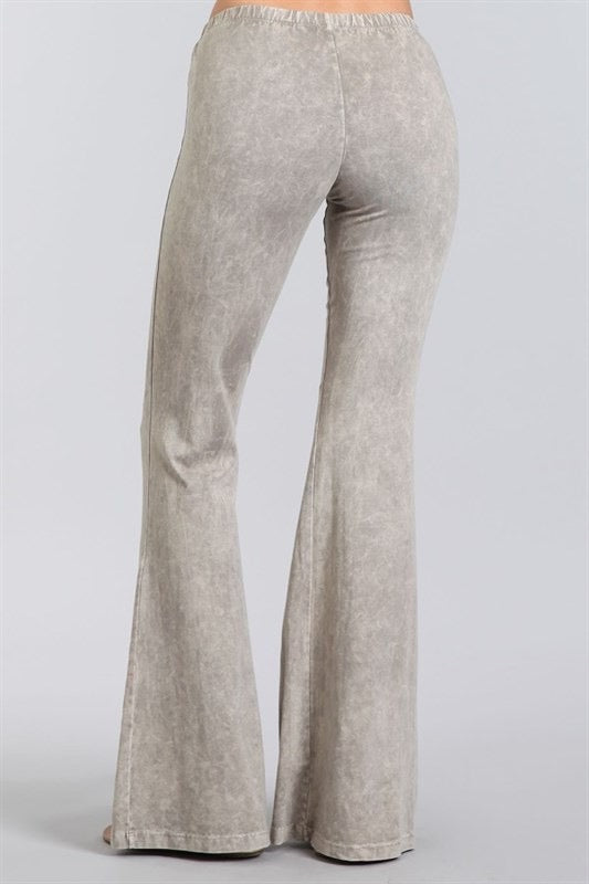 “Farrah” Flare Mineral Wash Pants (many colors)