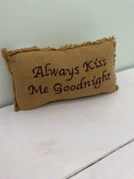 Load image into Gallery viewer, Kiss Goodnight Pillow
