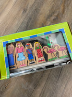 Load image into Gallery viewer, Wood Camper Fam Playset
